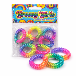 Rainbow Coil Bands x 7