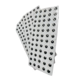 Craft Googly Eyes Black And White Mega Value Pack ( 4 Sheets x 60 )