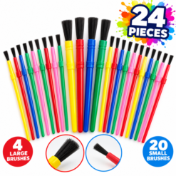 Kids 24 Paintbrush Value Mix