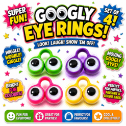 Googly Eye Rings x 4 ( Party Bag Special )