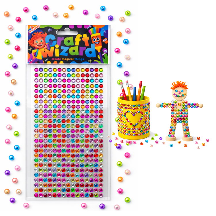 500+ Self Adhesive Gems Pack - Image 3