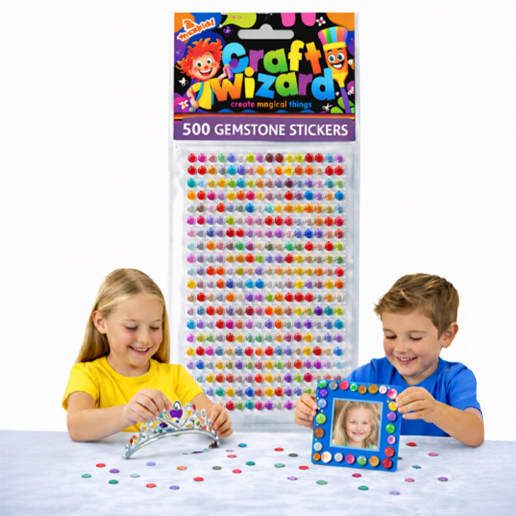 500+ Self Adhesive Gems Pack