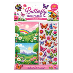 Butterflies Twin Sticker Scene Pack New