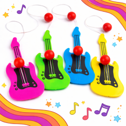 Groovy Guitars Mini Paddle Ball Sets x 4