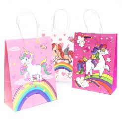 Unicorn Rainbow Party Bags x 3