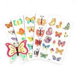 Butterflies Mini Glow In The Dark Tattoo Sheets x 5 ( LIMITED STOCK DEAL )