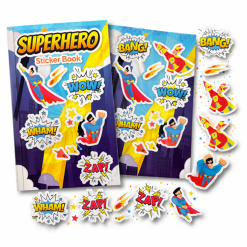 Superhero Mini Sticker Book (12 Sheets)