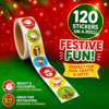 Christmas 120 Super Sticker Roll