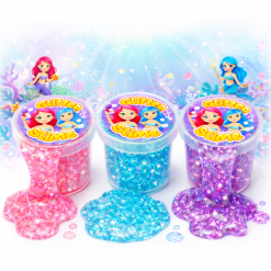 Mermaid Mini Glitter Slime Pot x 10 ( ONE OFF SPECIAL )