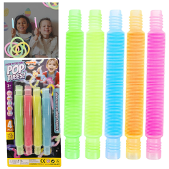 Jumbo Glow In The Dark Stretchy Fidget Tubes x 24