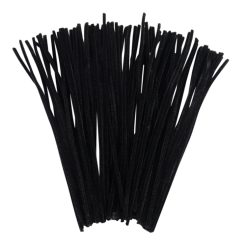 Black Pipe Cleaners Large x 100 ( Craft Special )