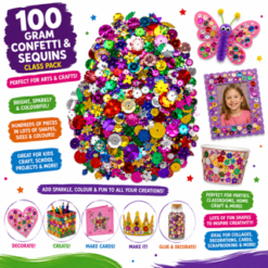 Confetti And Sequins Mega Value 100g Mix