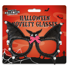 Halloween Fangtastic Bat Novelty Glasses