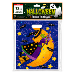 Halloween Witch Jumbo Loot Bags x 12