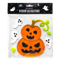Pumpkins And Ghosts Gel Sticker Set