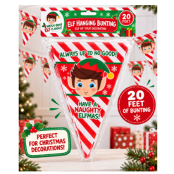 Cheeky Elf Hanging Bunting ( 20 Feet )