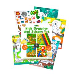 Jungle Super Drawing And Sticker Set