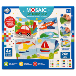 Transport Jumbo Deluxe Mosaic Picture Kit ( Makes 4 Large Pictures )