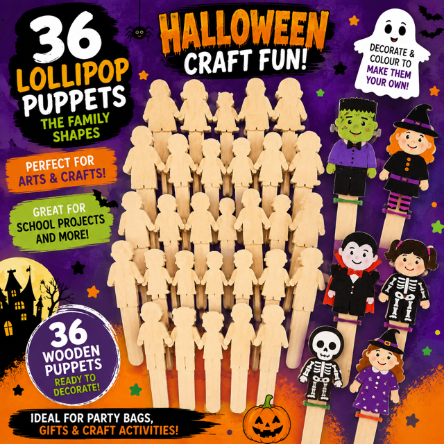 People Lollipop Puppets 36pc Mega Mix - Image 2