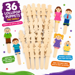 People Lollipop Puppets 36pc Mega Mix