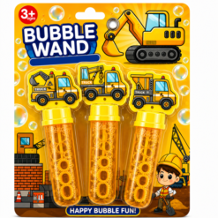 Construction Truck Jumbo Bubble Wands x 3