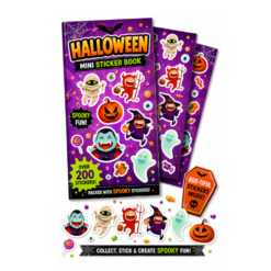 Halloween Mini Sticker Book ( 12 Sheets )
