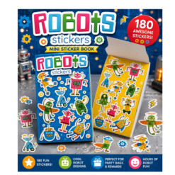 Robot Fun Mini Sticker Book (12 Sheets)
