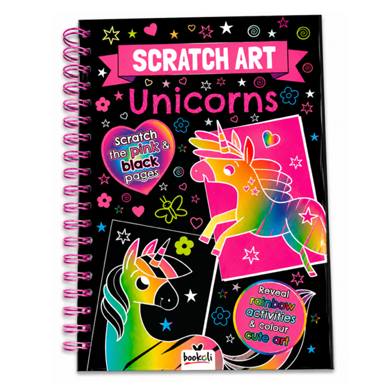 Unicorns Super Scratch Art Activity Book