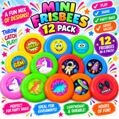 Mini Frisbee Mega Value 12pc Mix