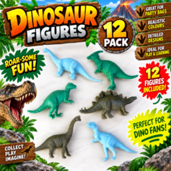 Natural Colours Dinosaurs 12pc Value Mix