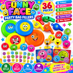 Funny Faces Mega Value 36pc Party Bag Filler Mix