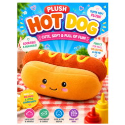 Frankie The Very Plush Jumbo Hot Dog