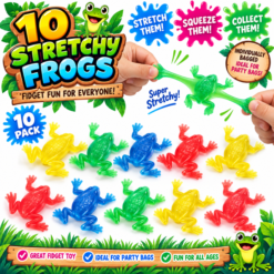Super Stretchy Frogs x 10