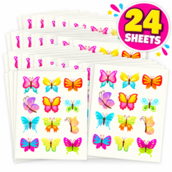 Butterfly Tattoo Sheets x 24 Wholesale Deal