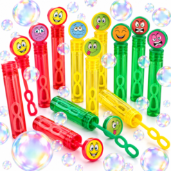 Funny Faces Bubble Tubes x 12 Mix