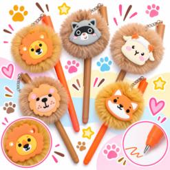 Cute Animal Fluffy Novelty Pen