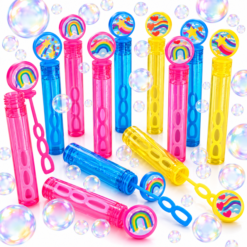 Rainbow Mini Bubble Wands x 12